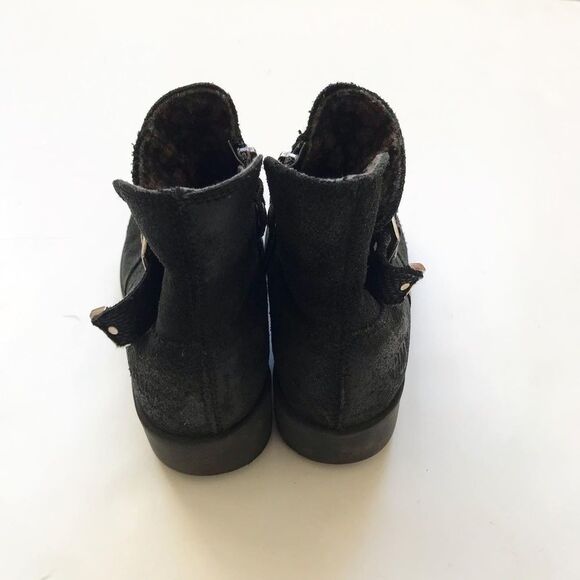 Primigi black leather motto short boots EUC size 31(13) - Picture 6 of 8